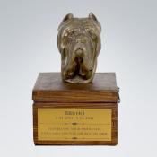 Holzurne mit Gravur Mastino Napolitano